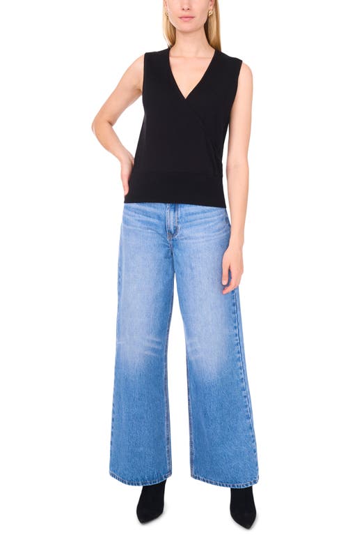 1.state Fringe Front Sweater In Black