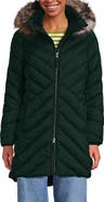 Lands' End Insulated Cozy Fleece Lined Primaloft Coat