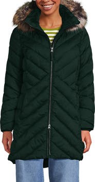 Lands' End Insulated Cozy Fleece Lined Primaloft Coat