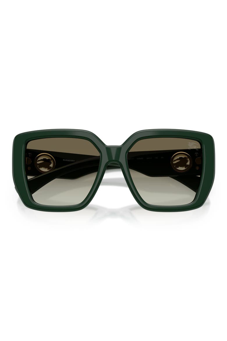 54mm Square Sunglasses, Alternate, color, GREEN / GREEN GRADIENT