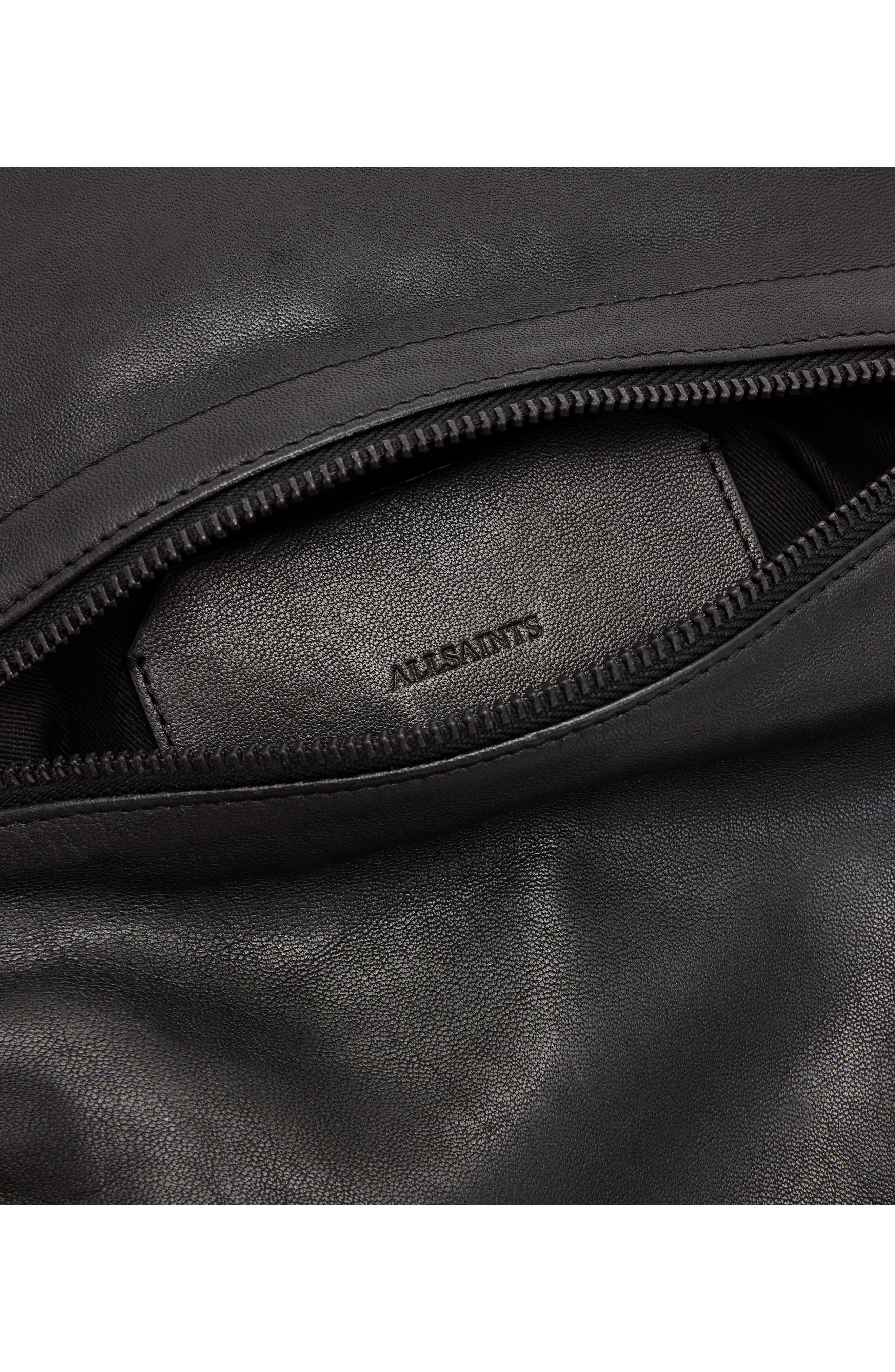 AllSaints Leather Crossbody Bag, Alternate, color, 