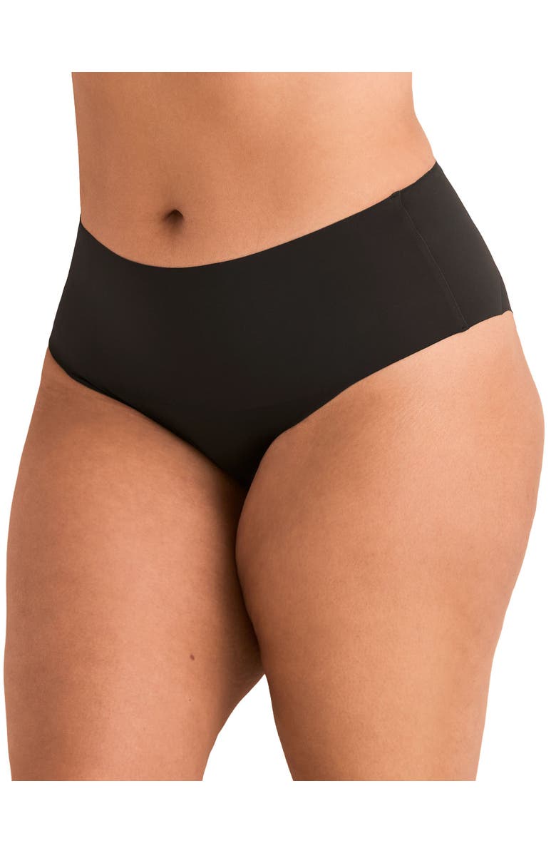 Adore Me Trista High Cut Panties, Main, color, Black