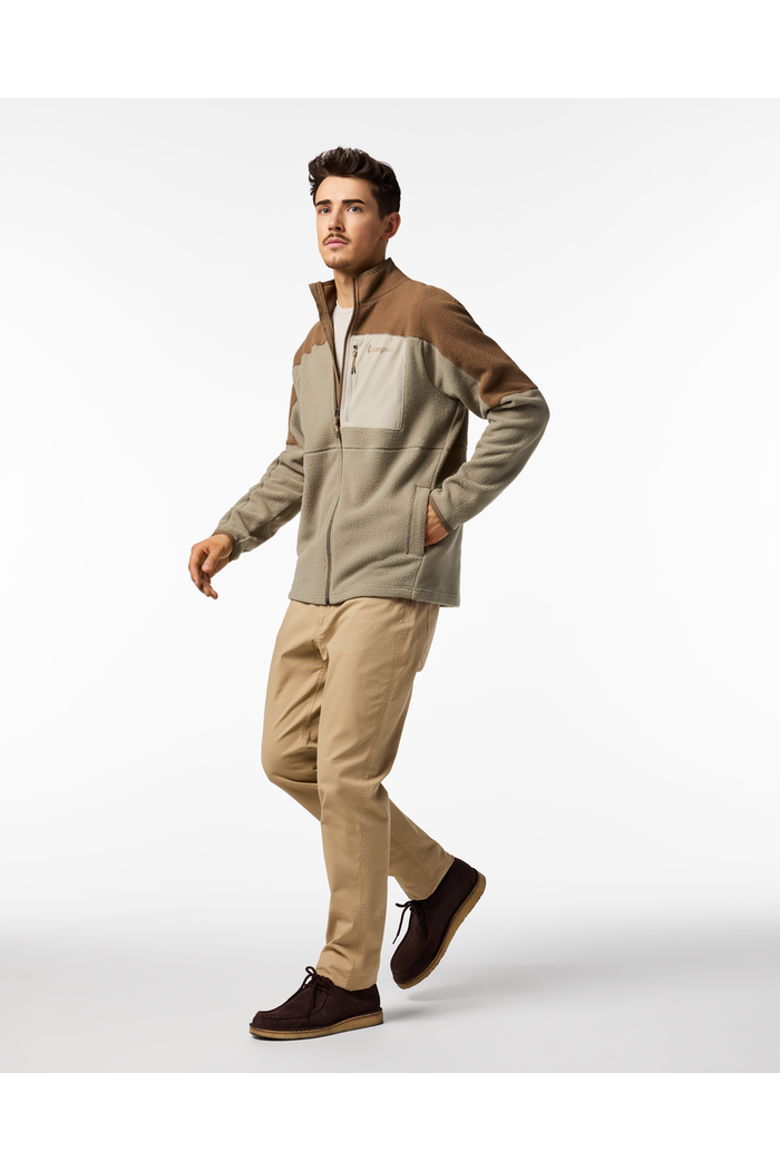 Abrazo Fleece Full-Zip Jacket - Men's, Alternate, color, Dune and Stone