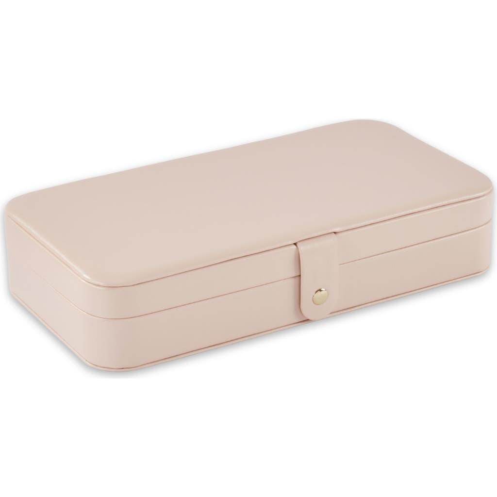 Bey-berk Travel Jewlery Storage Case In Pink