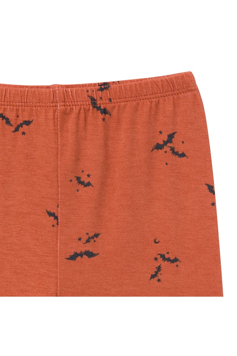 Hacci Sung Fit Footless Pajama Set, Alternate, color, Autumn Bats
