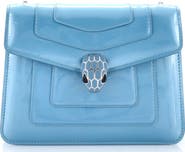 Pre-Owned Bvlgari Serpenti Forever Square Shoulder Bag Patent Small