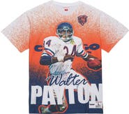 Mitchell & Ness Men's Mitchell & Ness Walter Payton Gray Chicago Bears Burst Retired Player T-Shirt