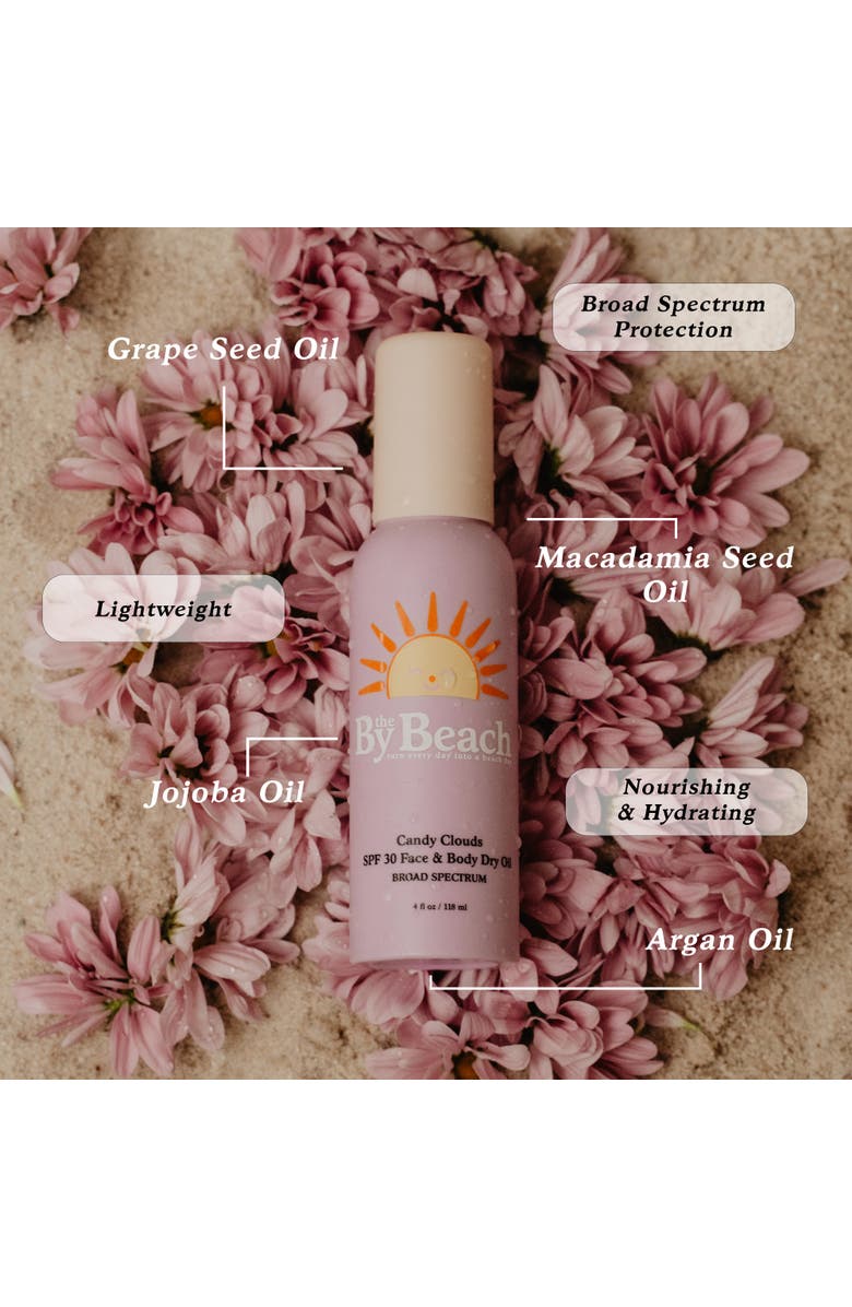 By the Beach Suncare Candy Clouds SPF30 Dry Oil 4oz, Alternate, color, Purple