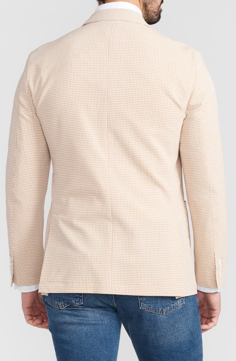SAVILE ROW CO Check Seersucker Sport Coat, Alternate, color, Tan