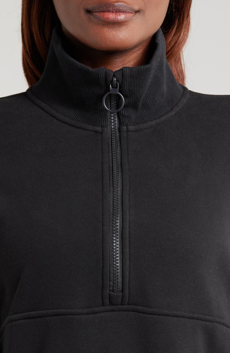 Vuori Sedona Cotton Blend Half-Zip Sweatshirt, Alternate, color, Black