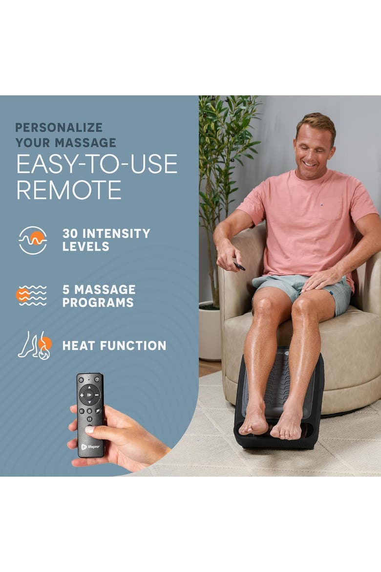 VibraCare Foot Massager for Neuropathy Relaxing Calf and Foot with Heat Option, Alternate, color, Pro with Heat