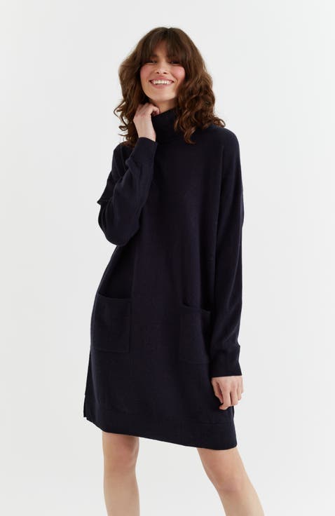 Cashmere Rollneck Dress