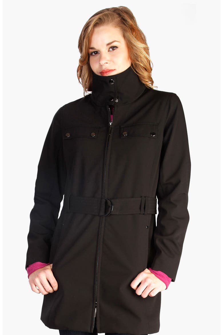 Maternity 'MamaCoat™' Convertible Jacket, Alternate, color, BLACK