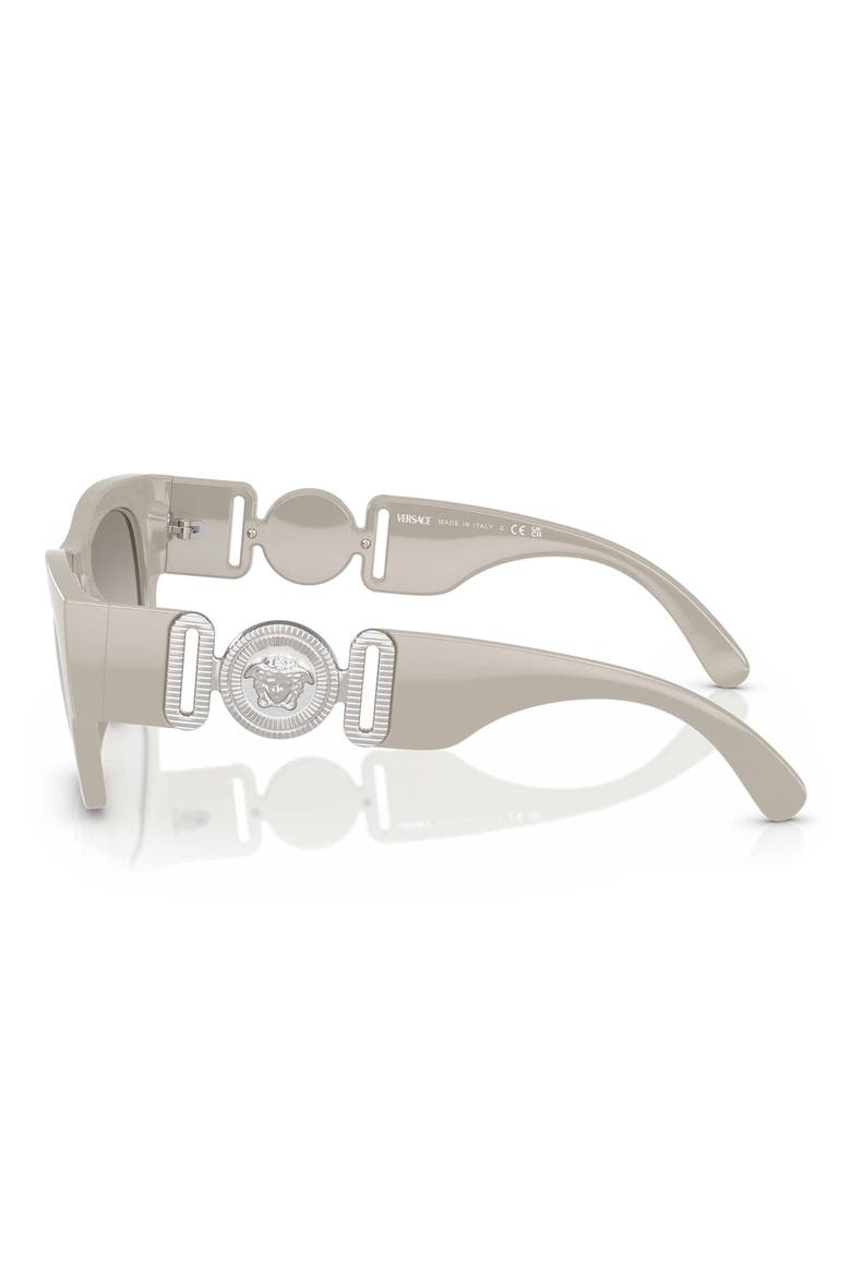 52mm Pillow Sunglasses, Alternate, color, GREY