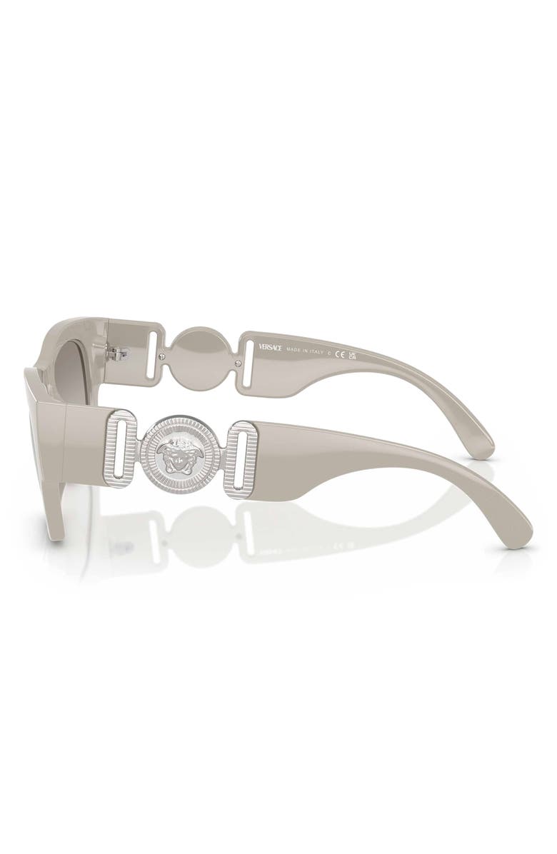 Versace 52mm Pillow Sunglasses, Alternate, color, Grey