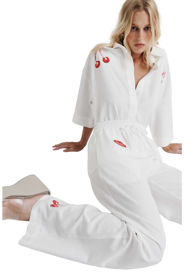 Cherry Shirt, Alternate, color, White
