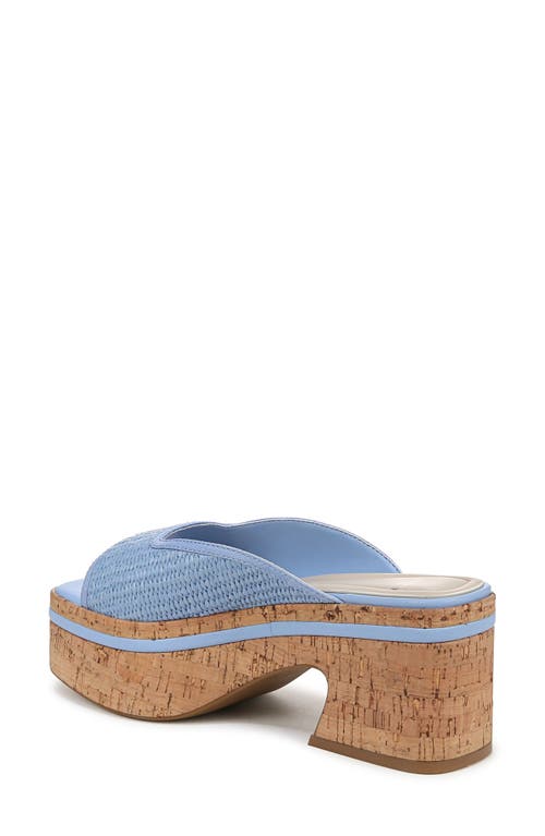 Sarto By Franco Sarto Fernanda Platform Slide Sandal In Blue