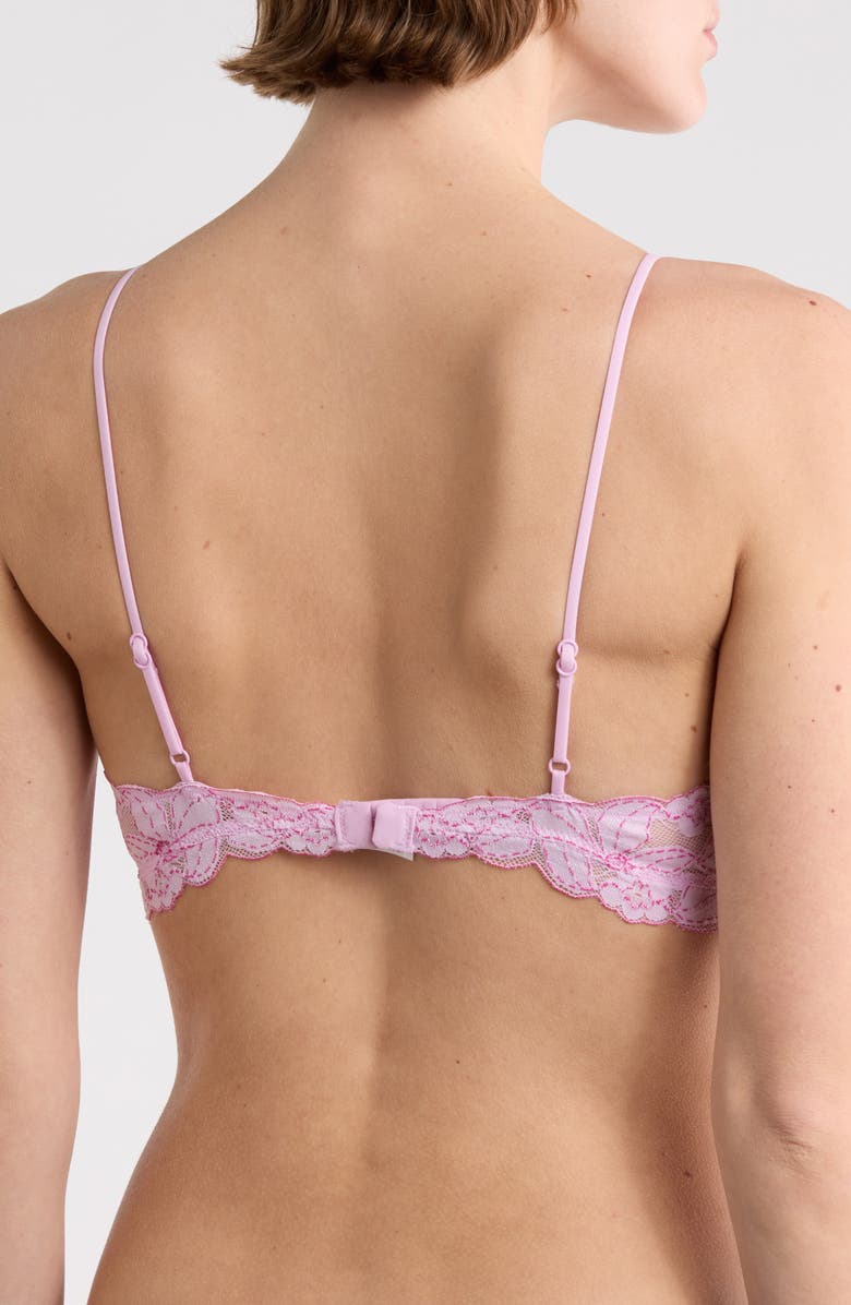 b.tempt'd by Wacoal Feeling Famous Bralette, Alternate, color, Pink Lavender/ Very Berry