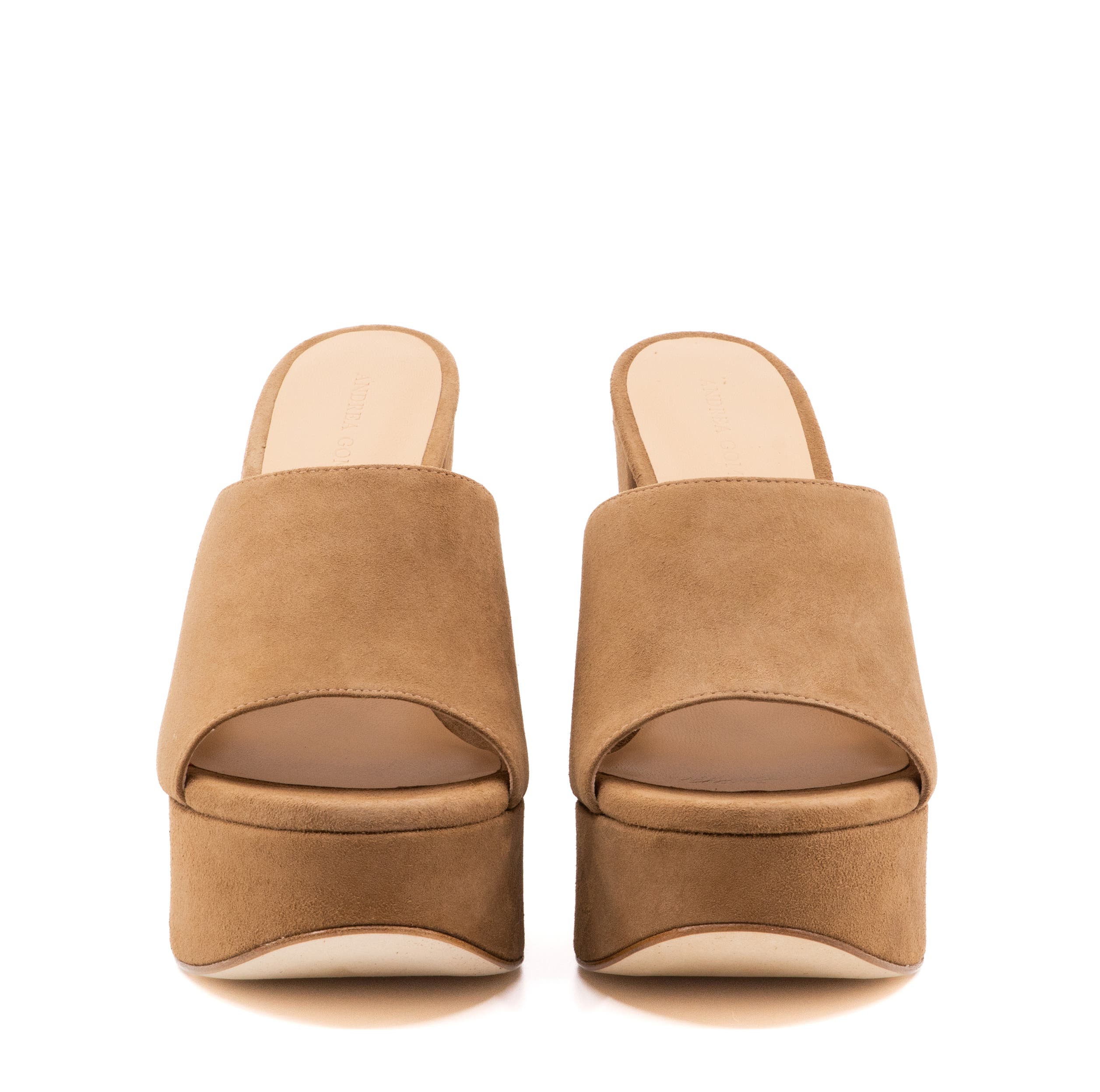 Andrea Gomez Fabiola Suede Platform, Alternate, color, Camel