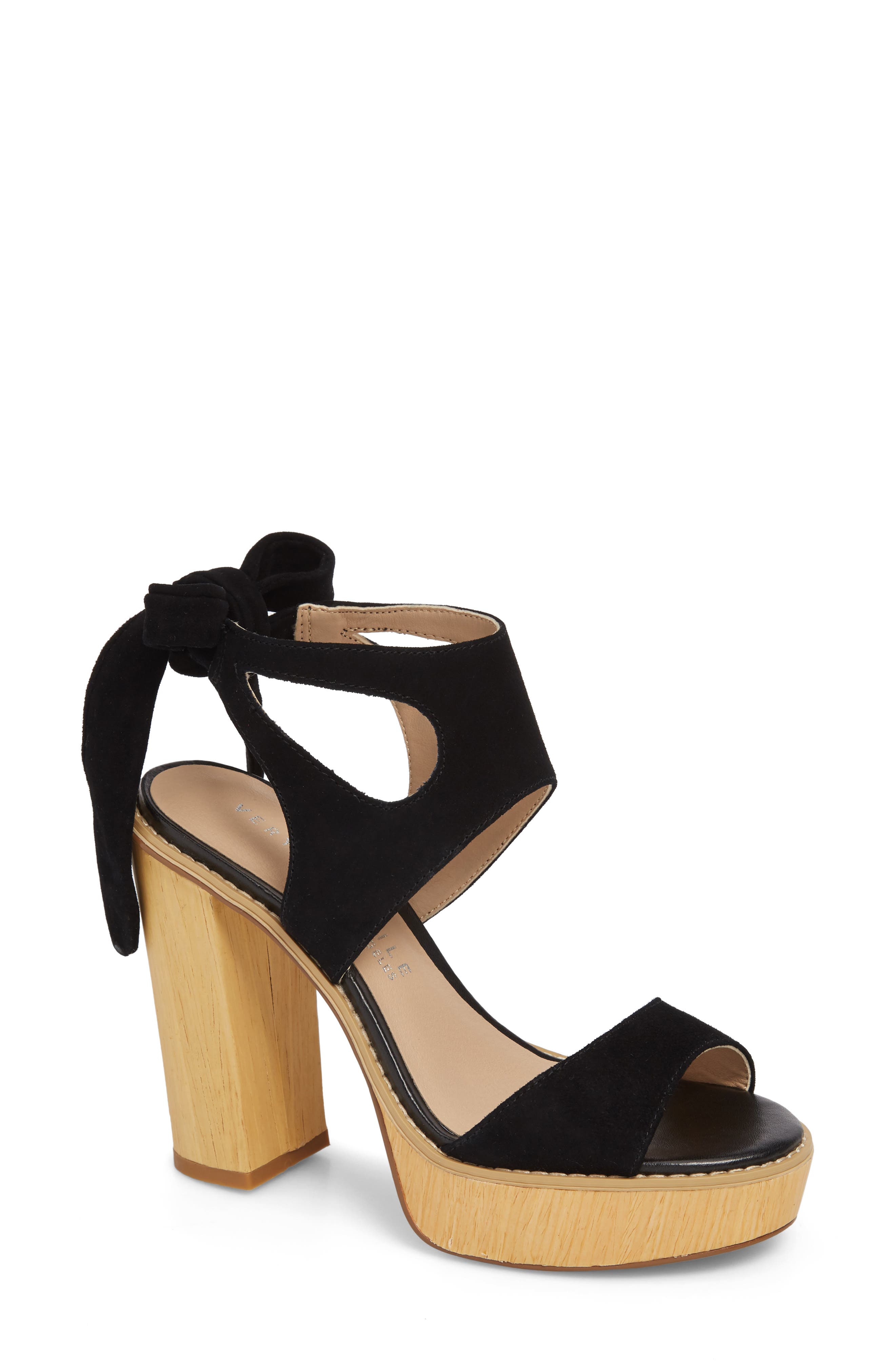 Very Volatile Ginsy Tie Back Platform Sandal, Main, color, 