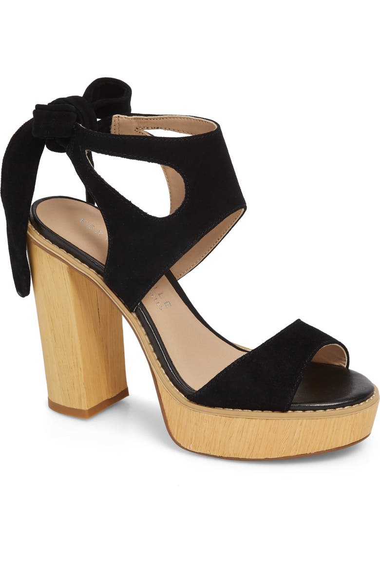 Very Volatile Ginsy Tie Back Platform Sandal, Main, color,