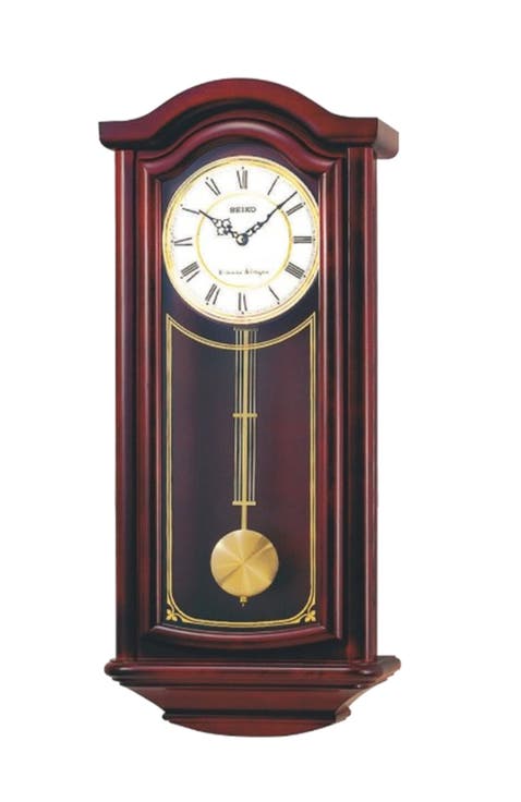 Classic Mahogany Pendulum Chime Clock