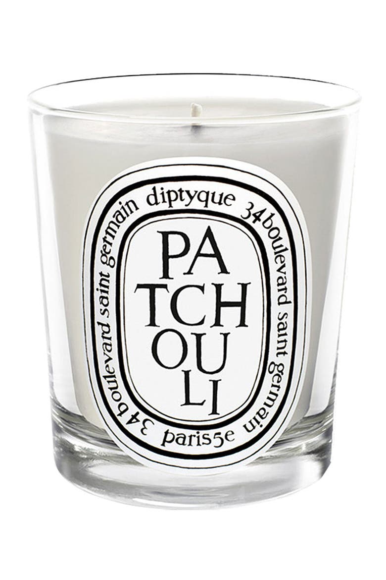 Patchouli Scented Candle, Main, color, NO COLOR