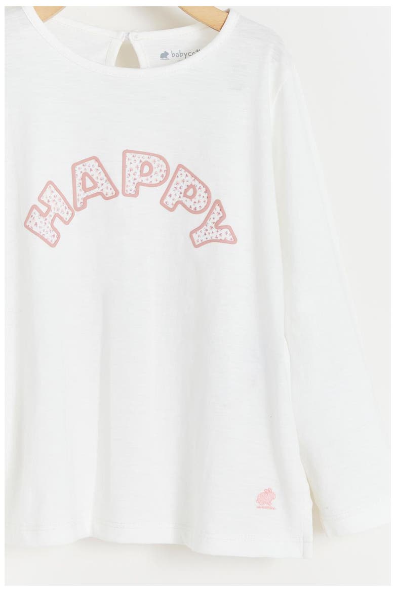 Long Sleeve Top Roses Print, Alternate, color, OFF WHITE