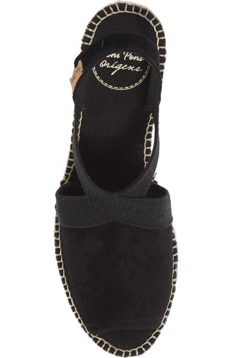Toni Pons Breda Sandal, Alternate, color, Black Suede