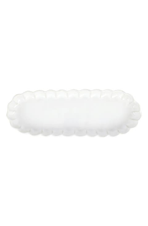 Incanto Ruffle Oval Tray