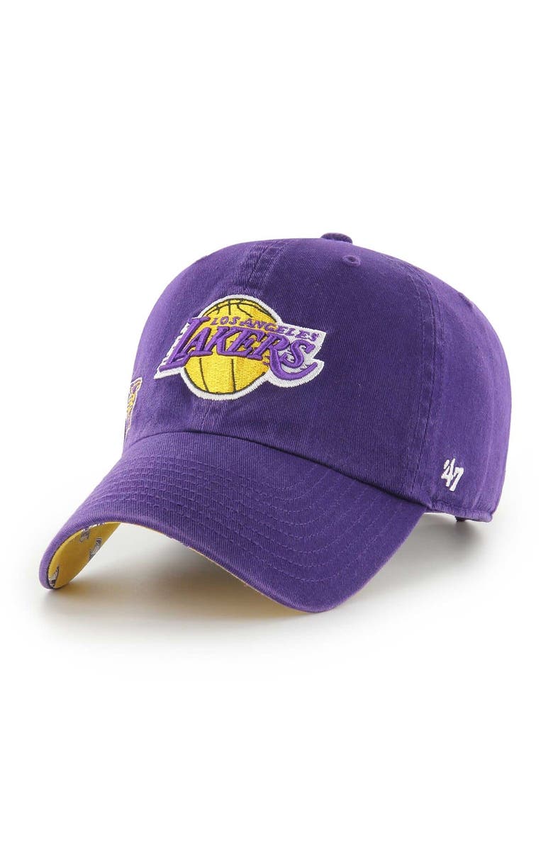 '47 Women's '47 Purple Los Angeles Lakers Confetti Undervisor Clean Up Adjustable Hat, Alternate, color, Purple