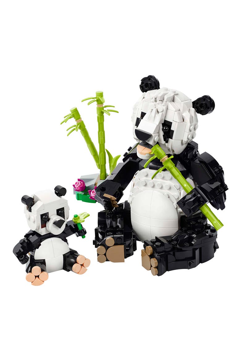 Creator Wild Animals Panda Family Building Kit 31165, Alternate, color, MULTI