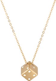 EYE CANDY LOS ANGELES Men's Dice Pendant Necklace