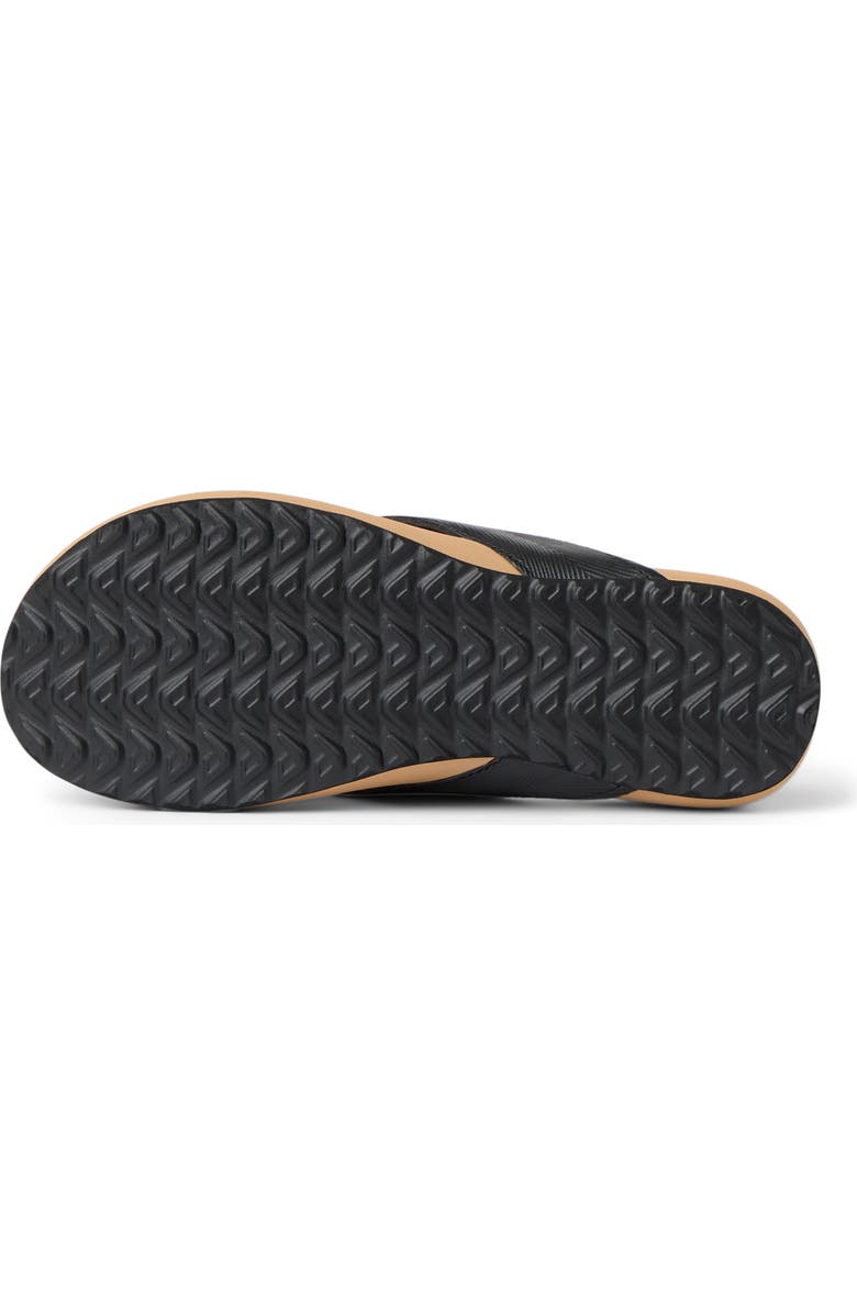 Reef Kids' Cushion Harmony Flip Flop, Alternate, color, Black/ Tan
