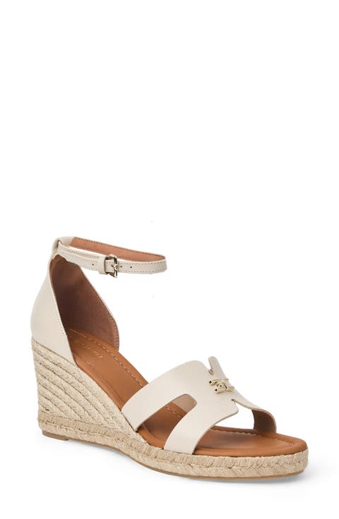 Dina Ankle Strap Wedge Sandal (Women)