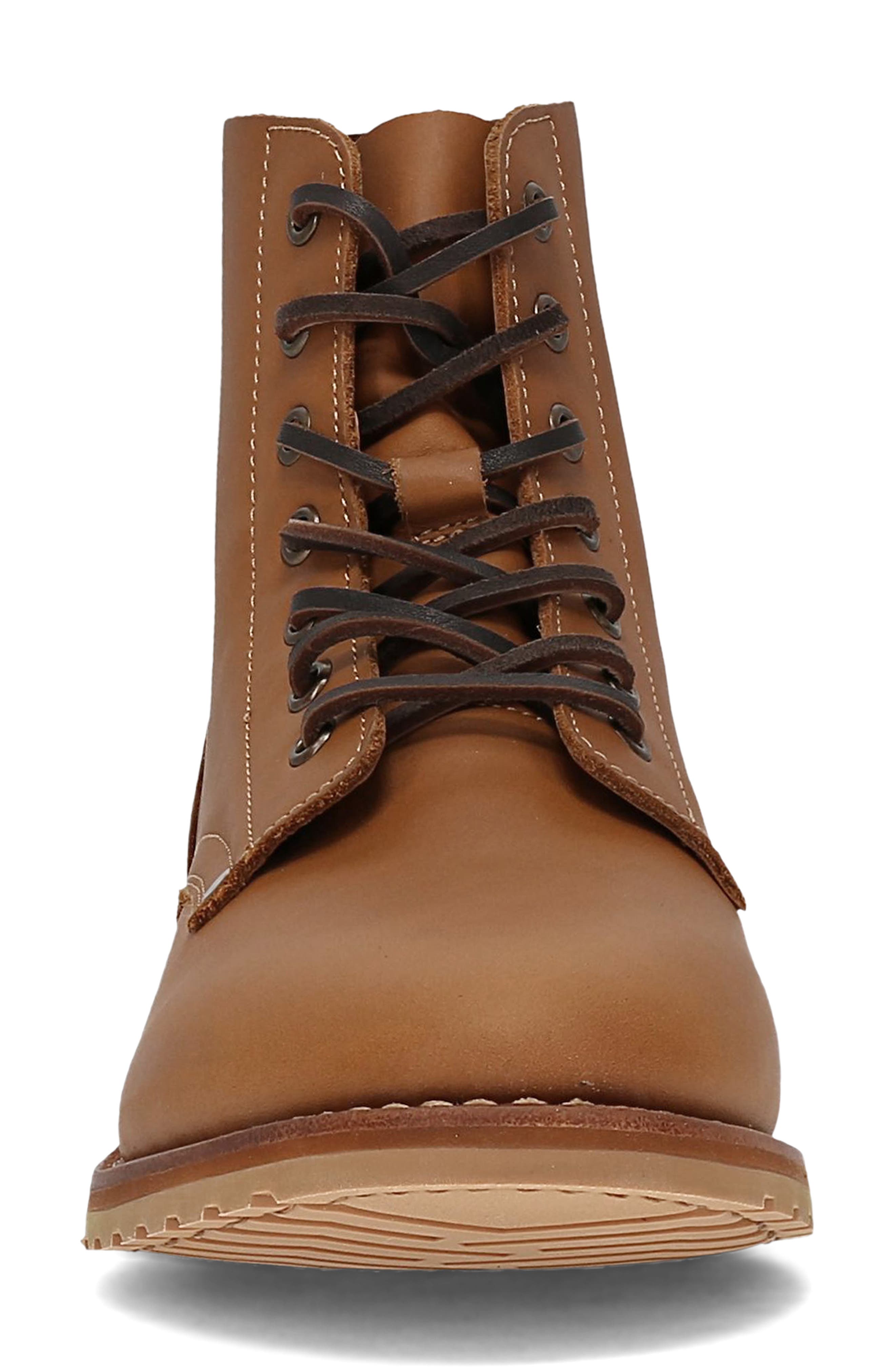 Frye Barrett Lace-Up Boot, Alternate, color, Golden Rod