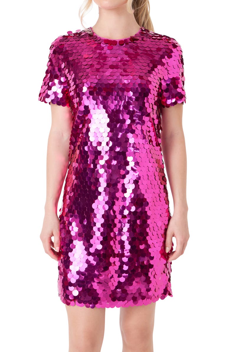 Endless Rose Sequin Minidress, Alternate, color,