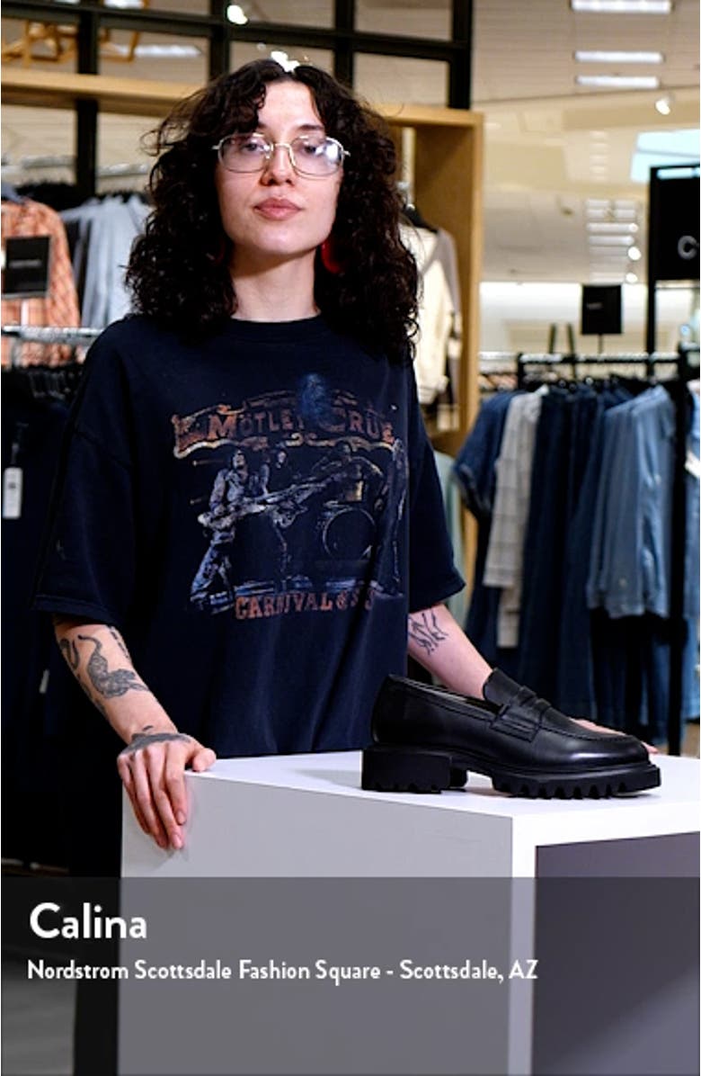 Lola Lug Sole Penny Loafer, sales video thumbnail