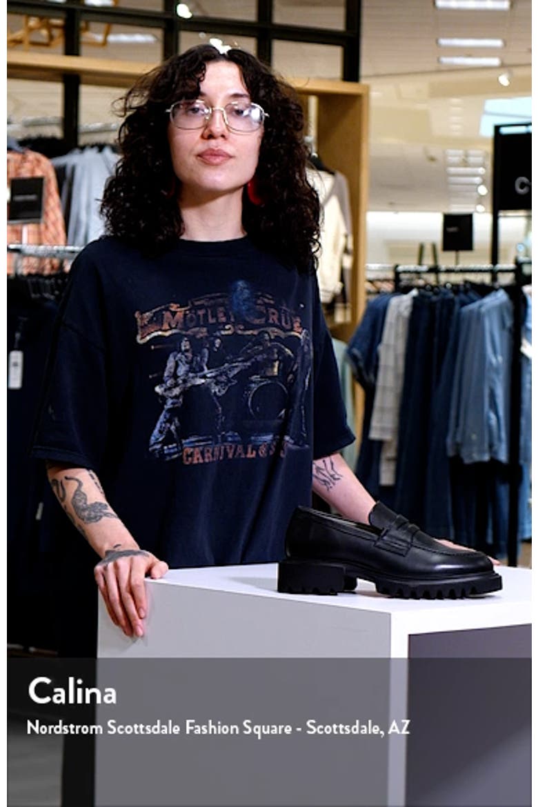 Lola Lug Sole Penny Loafer video