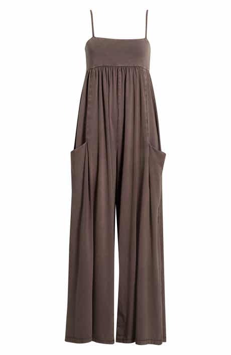 FP Movement Hot Shot Strappy Stretch Cotton Jumpsuit