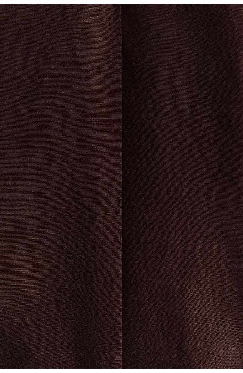 H&M Mama Linen-blend Shorts, Alternate, color, Dark Brown