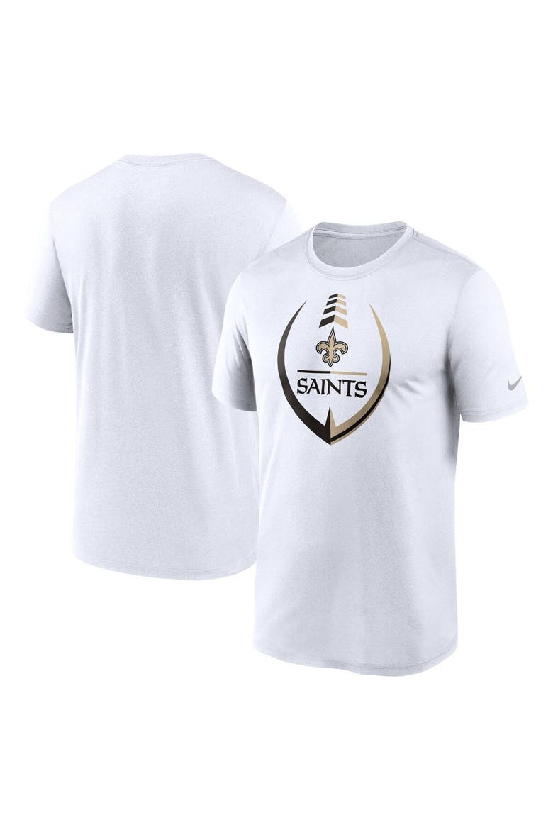 Men's Nike White New Orleans Saints Icon Legend Performance T-Shirt, Main, color, White