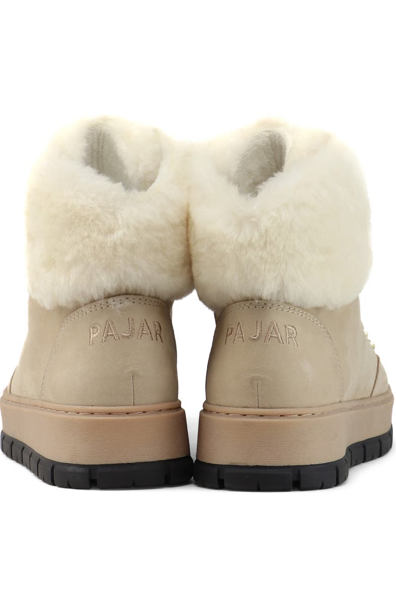 Pajar Chalet Faux Shearling Waterproof Bootie, Alternate, color, Sand