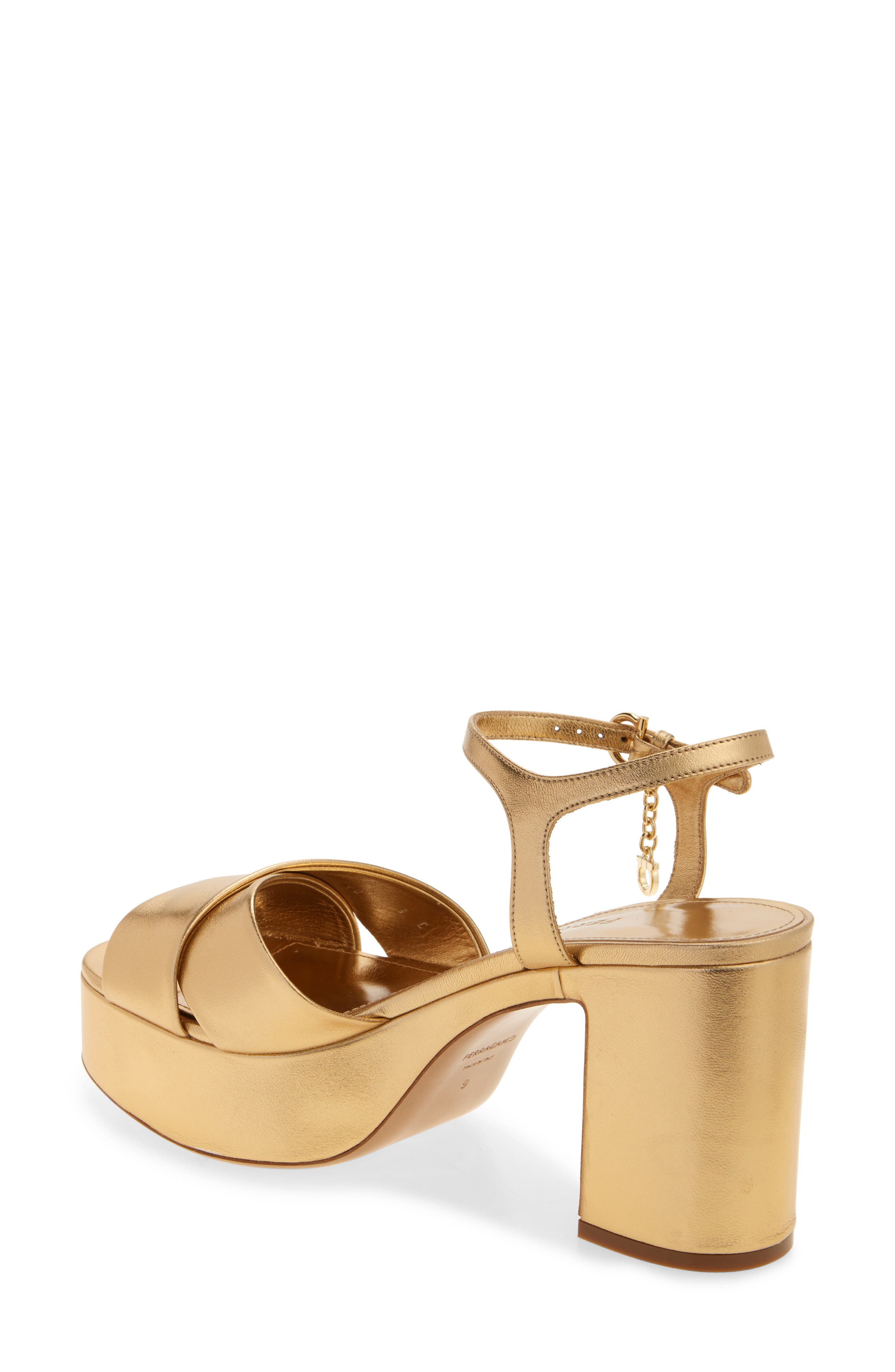 FERRAGAMO Savia Platform Sandal, Alternate, color, 