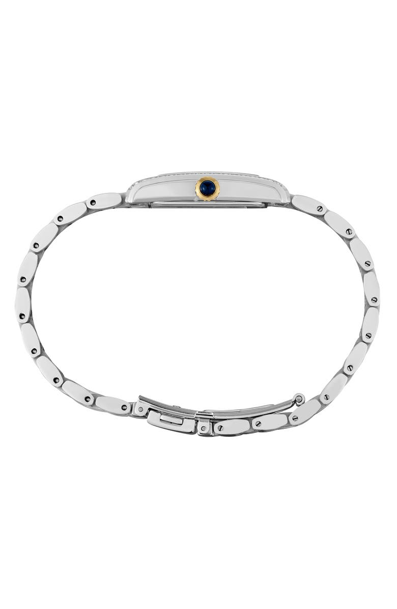 SEIKO WATCHES Essentials Tank Bracelet Watch, 22.7mm x 33.1mm, Alternate, color, Two Tone