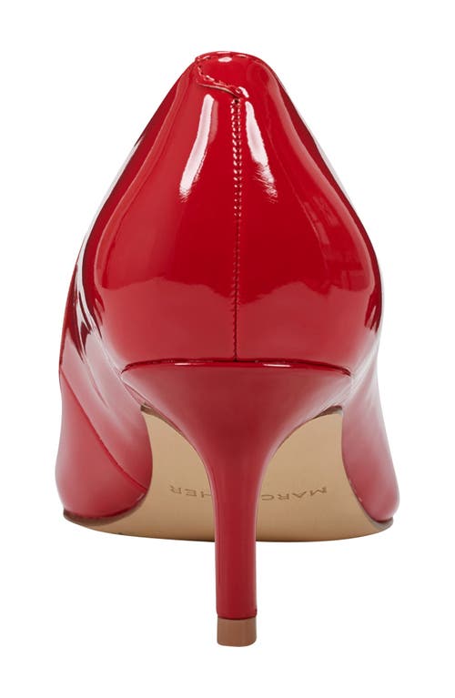 Marc Fisher Alola Pointed Toe Pump In Red
