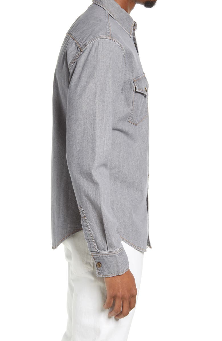 Billy Reid SHOALS DENIM SHIRT, Alternate, color,