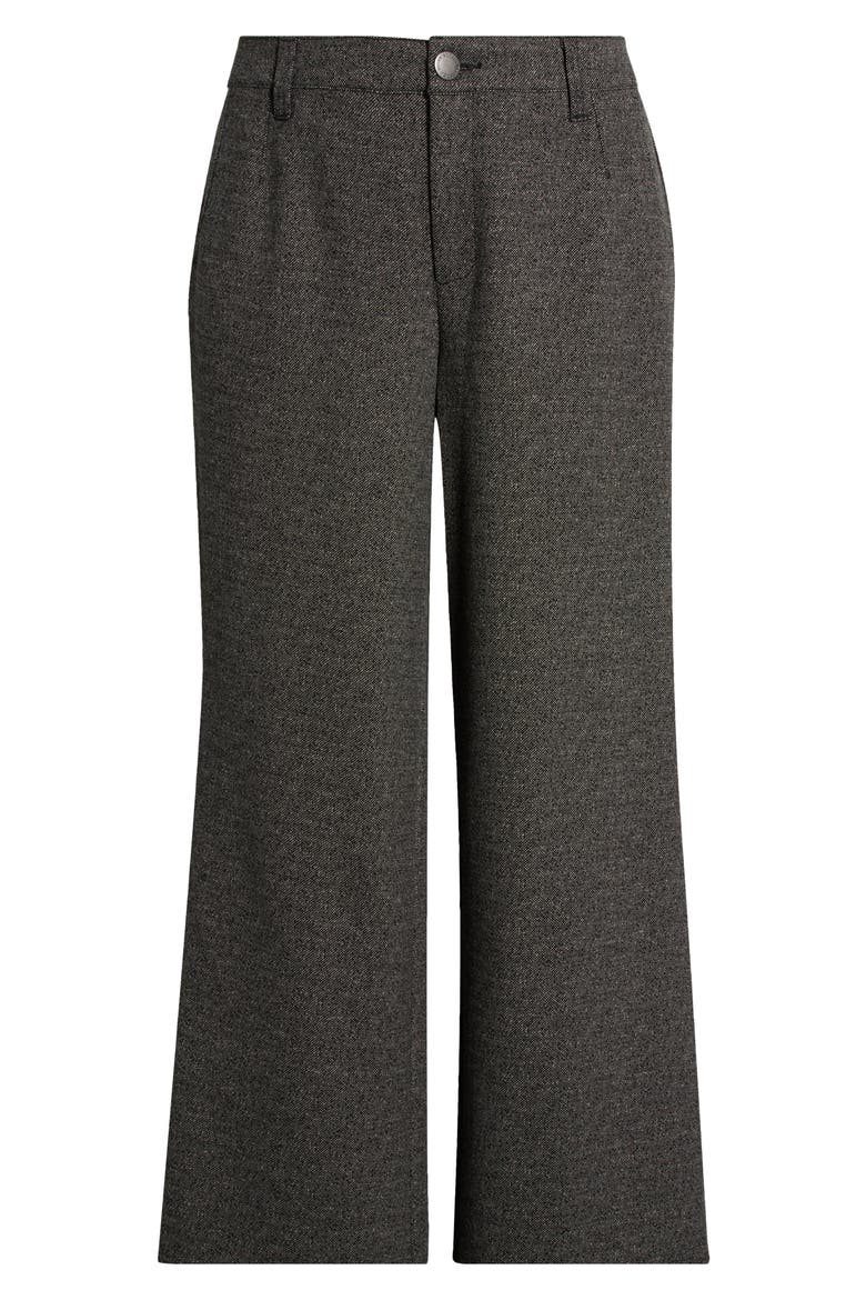 Whitney High Waist Wide Leg Pants, Alternate, color, BLACK/ BIRCH