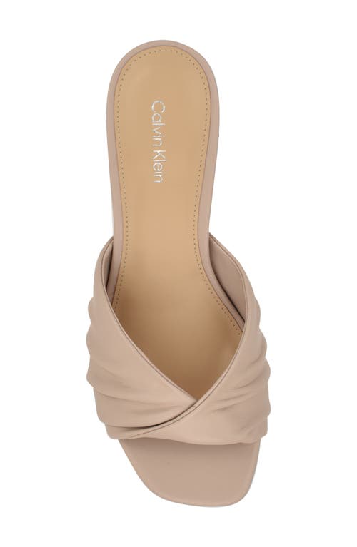 Calvin Klein Imeena Sandal In Light Natural