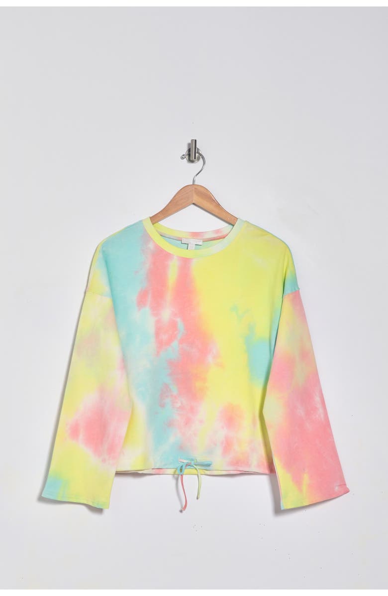 14th & Union Tie Dye Drawstring Sweatshirt, Alternate, color,